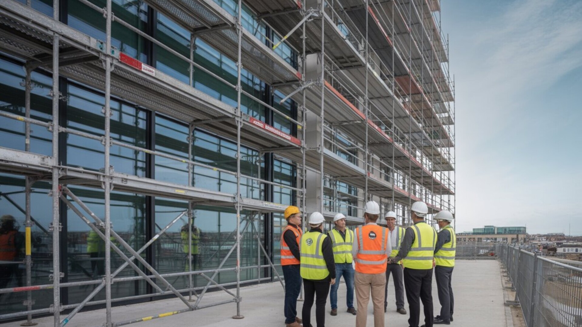 Scaffolding for External Repairs - Council Building